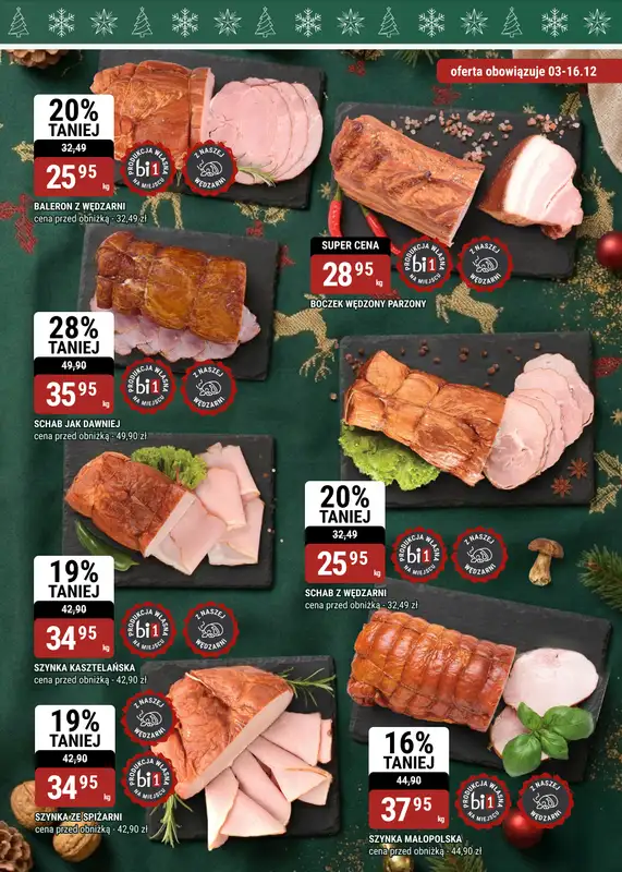 bi1 - gazetka promocyjna Gazetka Ełk I Świąteczne przyGOTOWANIE od środy 03.12 do wtorku 09.12 - strona 3