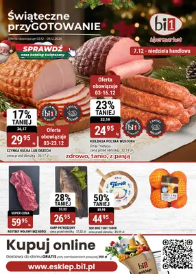 bi1 - gazetka promocyjna Gazetka Rzeszów I Świąteczne przyGOTOWANIE od środy 03.12 do wtorku 09.12
