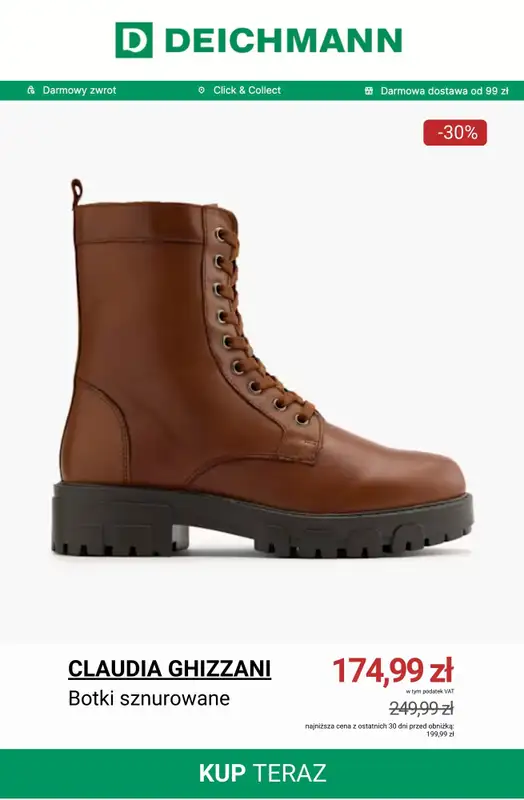 BEST SALE - gazetka promocyjna Deichmann | Do -50% na wyprzedaży od wtorku 02.12  - strona 10