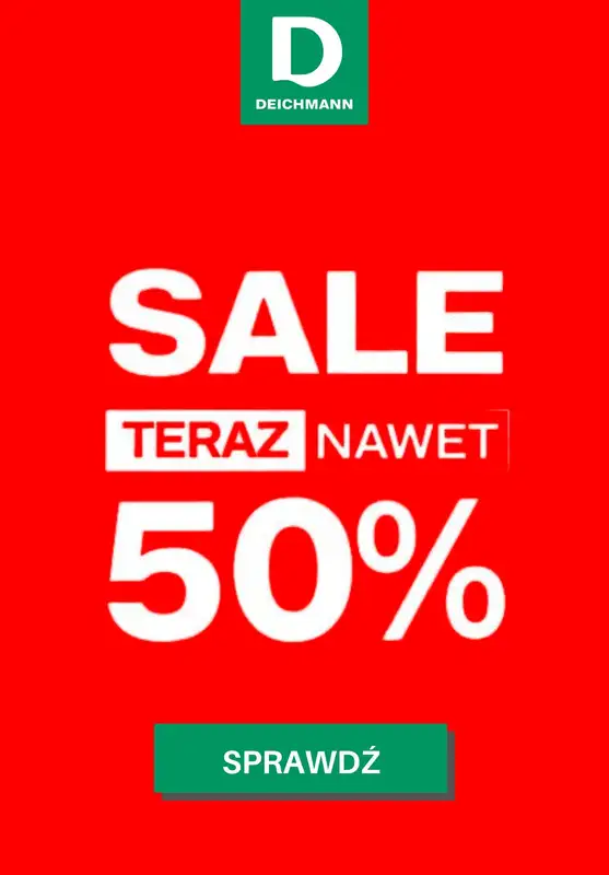 BEST SALE - gazetka promocyjna Deichmann | Do -50% na wyprzedaży od wtorku 02.12 