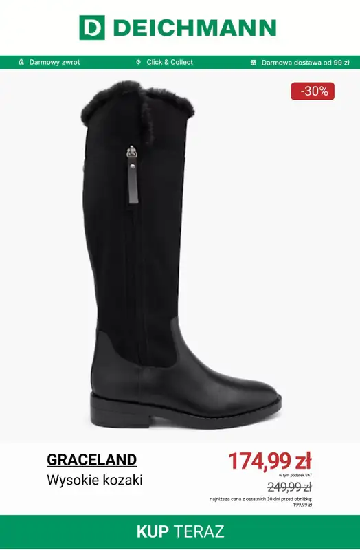 Deichmann - gazetka promocyjna Do -50% na wyprzedaży od wtorku 02.12  - strona 3