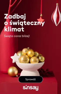 Sinsay - gazetka promocyjna Zadbaj o świąteczny klimat! od wtorku 02.12 do poniedziałku 08.12