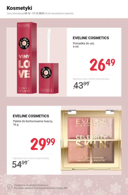 Rossmann - gazetka promocyjna MEGA promocje z nowej gazetki od piątku 05.12 do środy 17.12 - strona 3