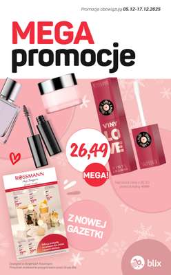 Rossmann - gazetka promocyjna MEGA promocje z nowej gazetki od piątku 05.12 do środy 17.12