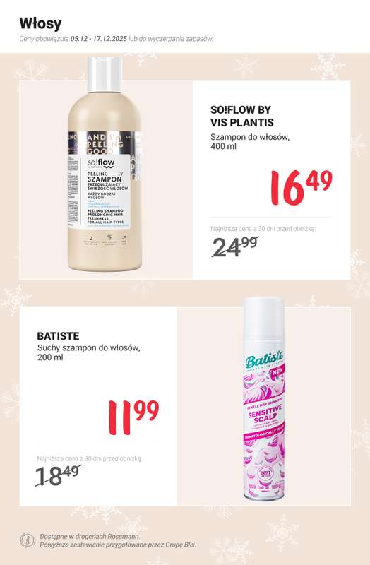 Rossmann - gazetka promocyjna MEGA promocje z nowej gazetki od piątku 05.12 do środy 17.12 - strona 4