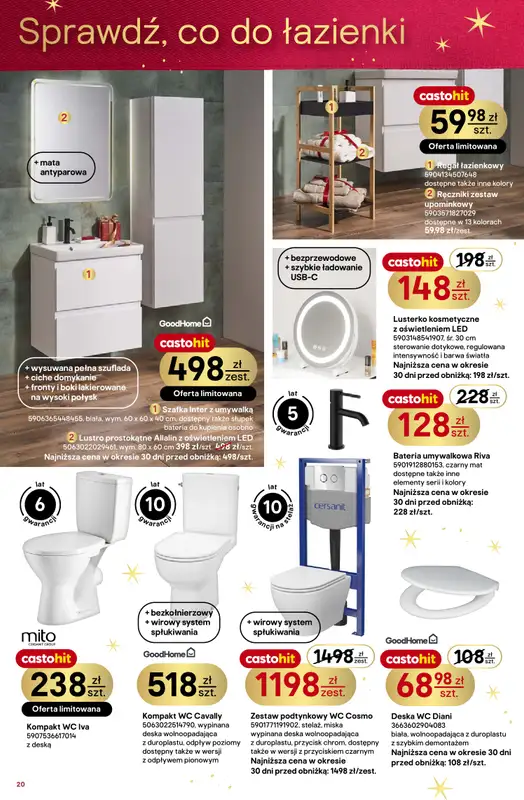 Castorama - gazetka promocyjna Święta od środy 03.12 do wtorku 23.12 - strona 20