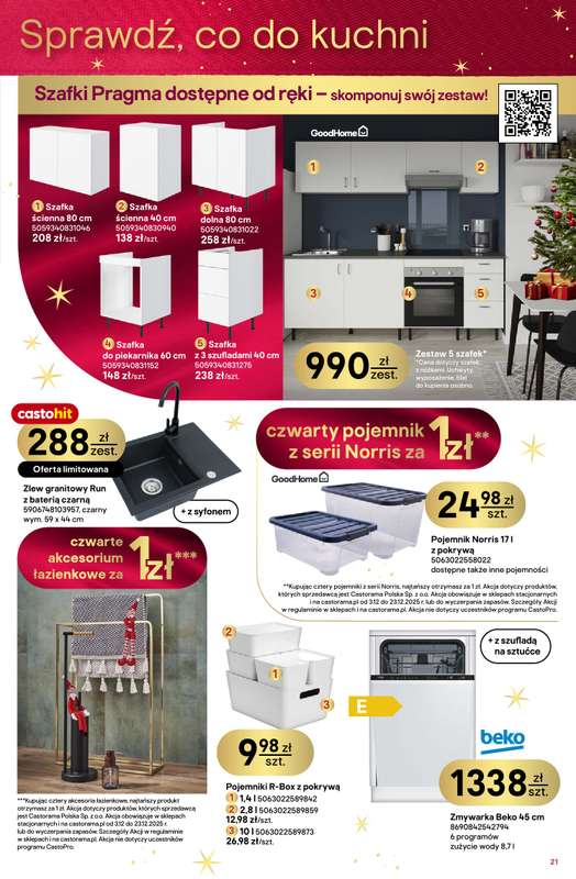 Castorama - gazetka promocyjna Święta od środy 03.12 do wtorku 23.12 - strona 21