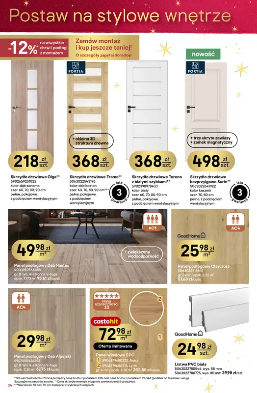 Castorama - gazetka promocyjna Święta od środy 03.12 do wtorku 23.12 - strona 24