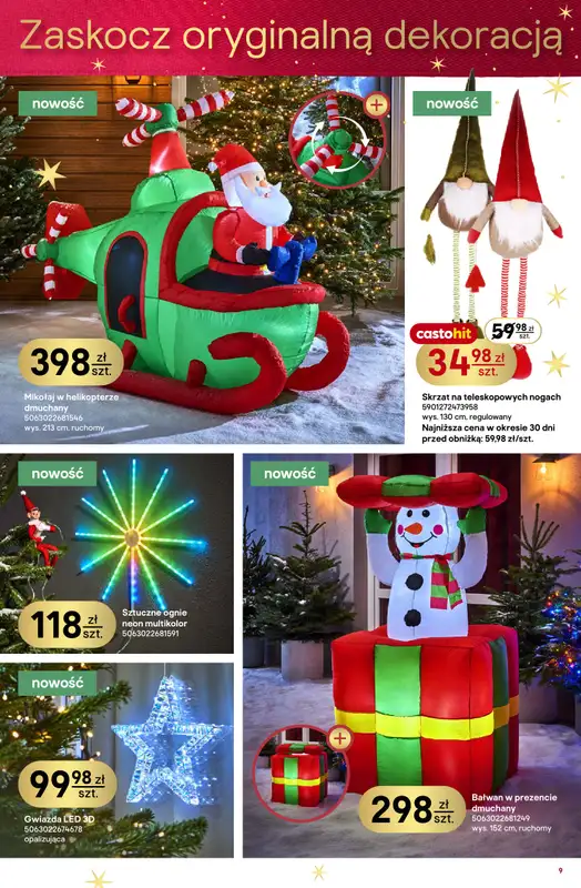 Castorama - gazetka promocyjna Święta od środy 03.12 do wtorku 23.12 - strona 9