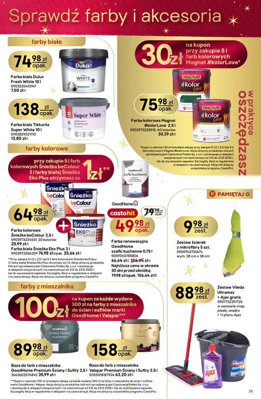 Castorama - gazetka promocyjna Święta od środy 03.12 do wtorku 23.12 - strona 25