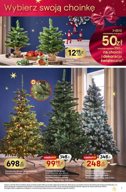 Castorama - gazetka promocyjna Święta od środy 03.12 do wtorku 23.12 - strona 7