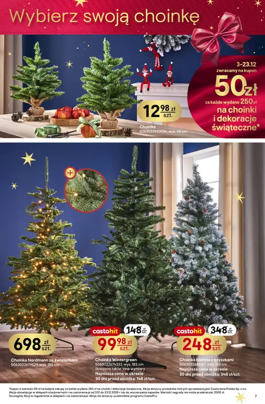 Castorama - gazetka promocyjna Święta od środy 03.12 do wtorku 23.12 - strona 7