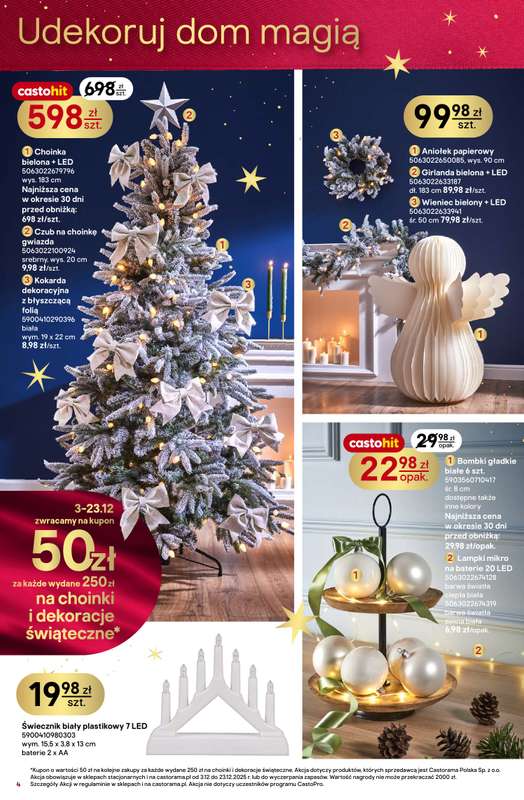 Castorama - gazetka promocyjna Święta od środy 03.12 do wtorku 23.12 - strona 4