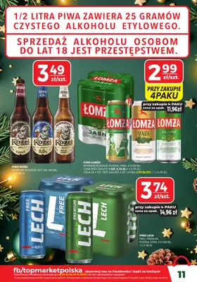 Top Market - gazetka promocyjna Gazetka od czwartku 04.12 do niedzieli 14.12 - strona 11