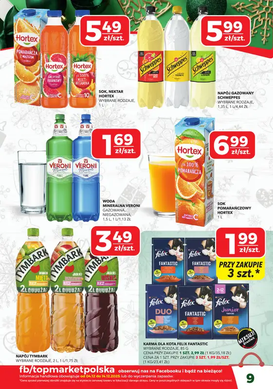 Top Market - gazetka promocyjna Gazetka od czwartku 04.12 do niedzieli 14.12 - strona 9