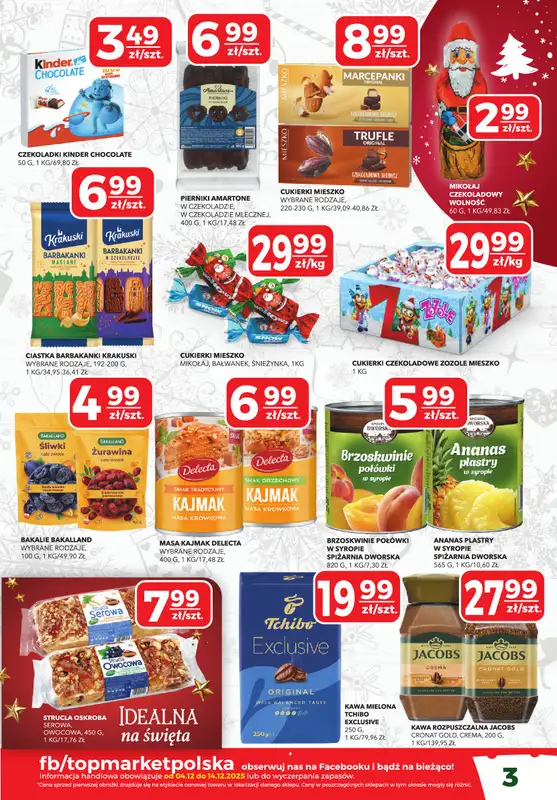 Top Market - gazetka promocyjna Gazetka od czwartku 04.12 do niedzieli 14.12 - strona 3