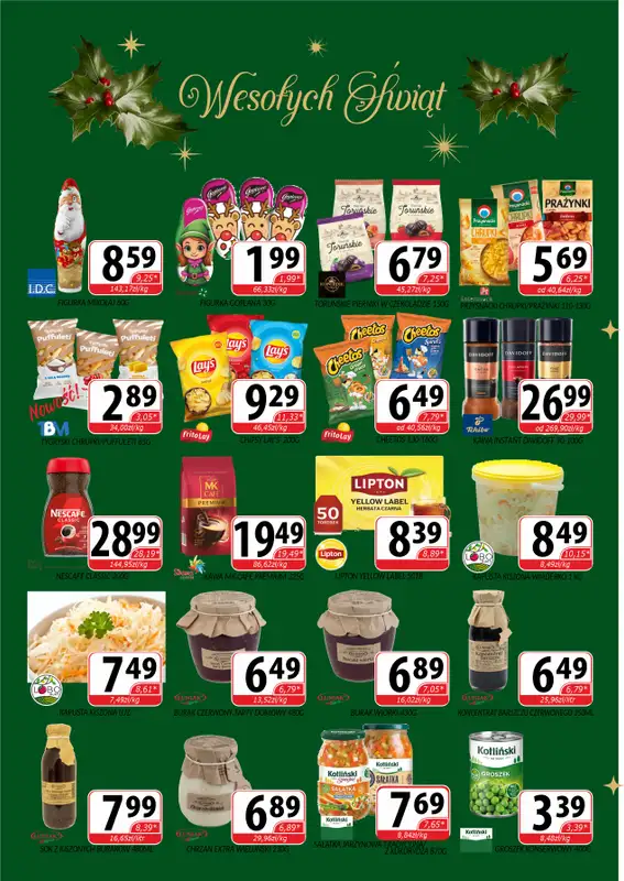 Społem - Blisko i Korzystnie - gazetka promocyjna Gazetka PSS Śrem od poniedziałku 08.12 do wtorku 23.12 - strona 4