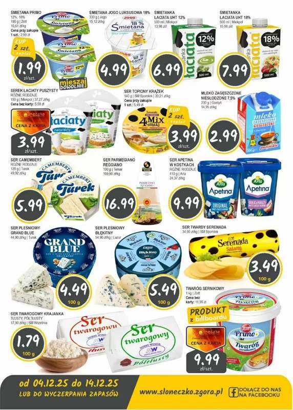 Słoneczko - gazetka promocyjna Gazetka od czwartku 04.12 do niedzieli 14.12 - strona 3