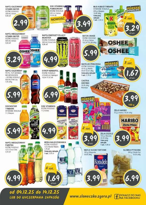 Słoneczko - gazetka promocyjna Gazetka od czwartku 04.12 do niedzieli 14.12 - strona 8