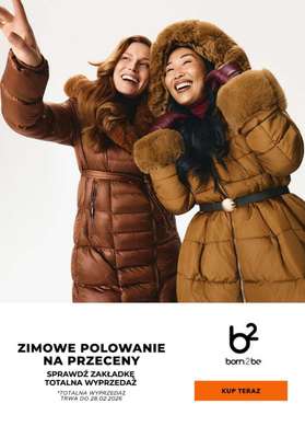 Born2be - gazetka promocyjna Totalna Wyprzedaż od wtorku 02.12 do poniedziałku 08.12