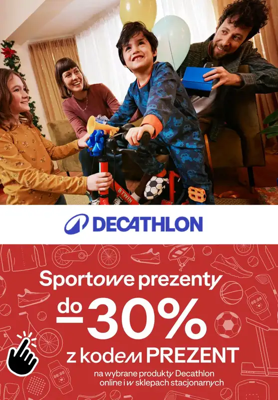 Decathlon - gazetka promocyjna Do -30% sportowe prezenty od wtorku 02.12 do środy 24.12