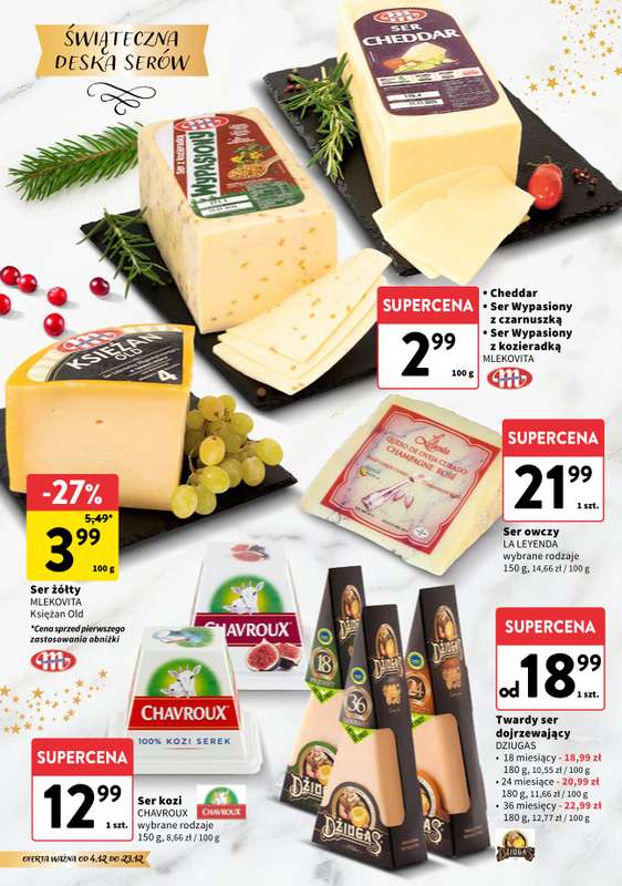 Intermarche - gazetka promocyjna Świąteczne Delikatesy od czwartku 04.12 do wtorku 23.12 - strona 4