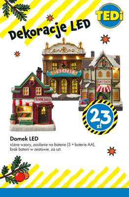 Tedi - gazetka promocyjna Świąteczne dekoracje LED - już od 14 zł! od wtorku 02.12 do poniedziałku 08.12 - strona 7