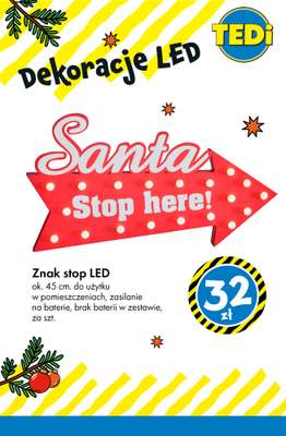 Tedi - gazetka promocyjna Świąteczne dekoracje LED - już od 14 zł! od wtorku 02.12 do poniedziałku 08.12 - strona 2