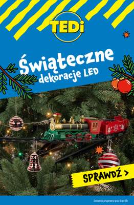 Tedi - gazetka promocyjna Świąteczne dekoracje LED - już od 14 zł! od wtorku 02.12 do poniedziałku 08.12