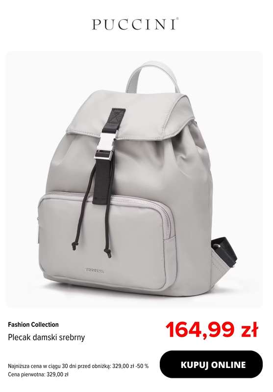 Prezenty - gazetka promocyjna Puccini | -25% na wybrane torebki, walizki i odzież od wtorku 02.12 do poniedziałku 22.12 - strona 10