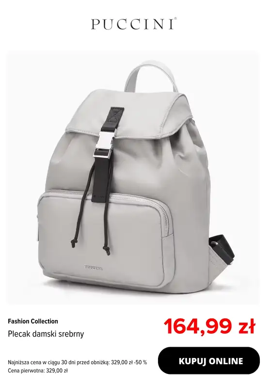Prezenty - gazetka promocyjna Puccini | -25% na wybrane torebki, walizki i odzież od wtorku 02.12 do poniedziałku 22.12 - strona 10