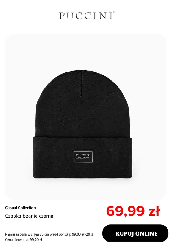 Prezenty - gazetka promocyjna Puccini | -25% na wybrane torebki, walizki i odzież od wtorku 02.12 do poniedziałku 22.12 - strona 5