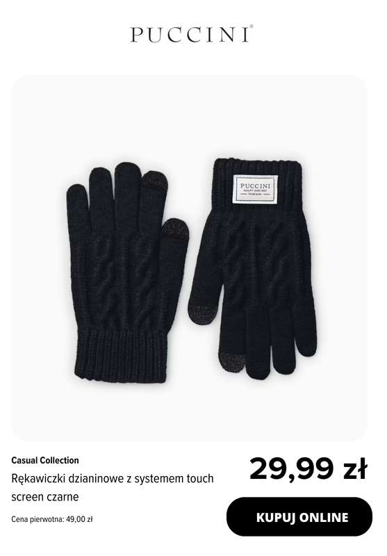 Prezenty - gazetka promocyjna Puccini | -25% na wybrane torebki, walizki i odzież od wtorku 02.12 do poniedziałku 22.12 - strona 7