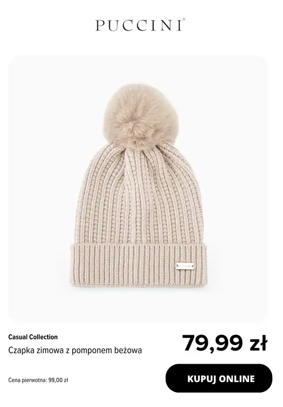 Prezenty - gazetka promocyjna Puccini | -25% na wybrane torebki, walizki i odzież od wtorku 02.12 do poniedziałku 22.12 - strona 9