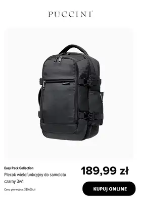 BEST SALE - gazetka promocyjna Puccini | Plecaki do samolotu -25% na drugi, tańszy produkt od wtorku 02.12 do poniedziałku 22.12 - strona 3