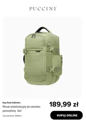 BEST SALE - gazetka promocyjna Puccini | Plecaki do samolotu -25% na drugi, tańszy produkt od wtorku 02.12 do poniedziałku 22.12 - strona 7