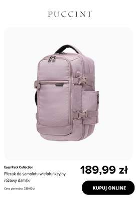 BEST SALE - gazetka promocyjna Puccini | Plecaki do samolotu -25% na drugi, tańszy produkt od wtorku 02.12 do poniedziałku 22.12 - strona 2