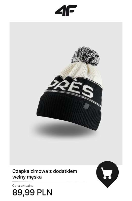 4F - gazetka promocyjna Prezenty: -20% przy zakupach za min. 500 zł od wtorku 02.12 do wtorku 16.12 - strona 9