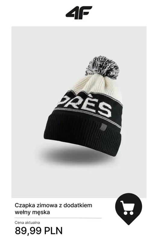 4F - gazetka promocyjna Prezenty: -20% przy zakupach za min. 500 zł od wtorku 02.12 do wtorku 16.12 - strona 9