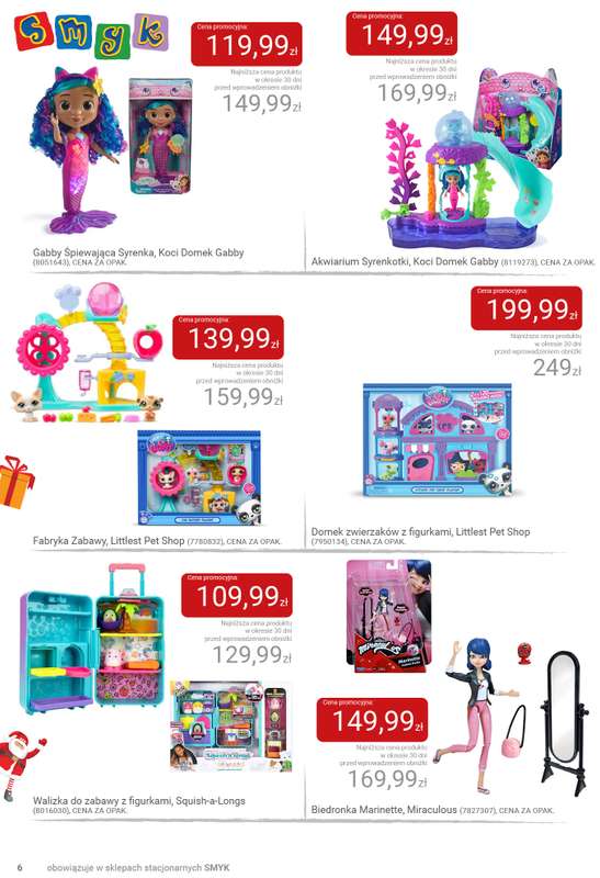 Smyk - gazetka promocyjna Katalog SMYK - Pomysły na prezent w supercenach od wtorku 02.12 do poniedziałku 15.12 - strona 6