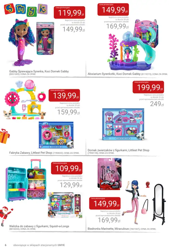 Smyk - gazetka promocyjna Katalog SMYK - Pomysły na prezent w supercenach od wtorku 02.12 do poniedziałku 15.12 - strona 6