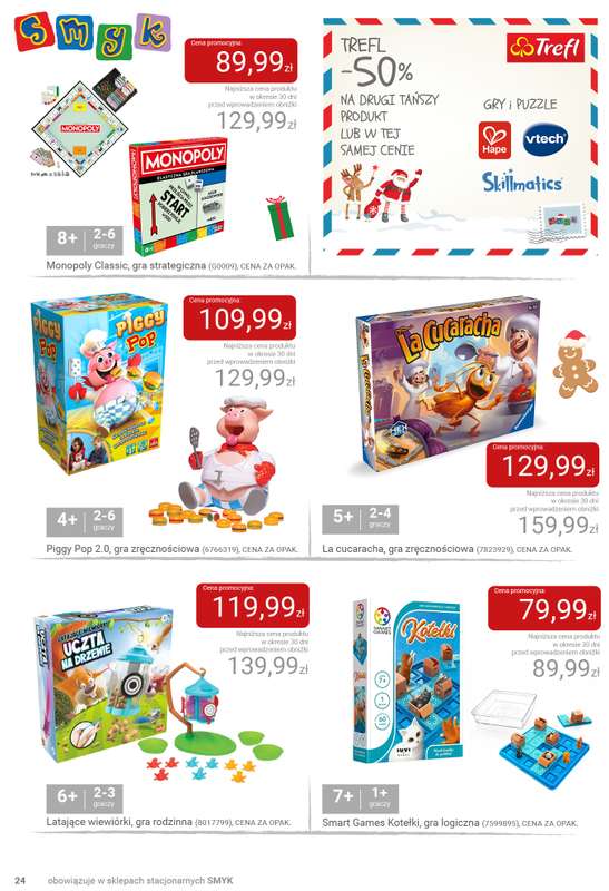 Smyk - gazetka promocyjna Katalog SMYK - Pomysły na prezent w supercenach od wtorku 02.12 do poniedziałku 15.12 - strona 24