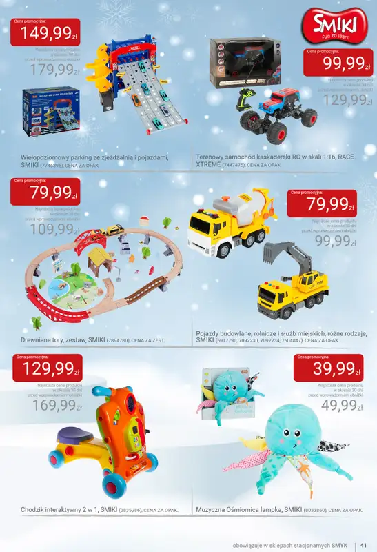 Smyk - gazetka promocyjna Katalog SMYK - Pomysły na prezent w supercenach od wtorku 02.12 do poniedziałku 15.12 - strona 41