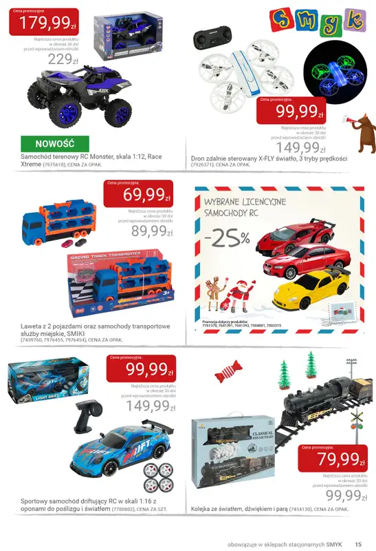 Smyk - gazetka promocyjna Katalog SMYK - Pomysły na prezent w supercenach od wtorku 02.12 do poniedziałku 15.12 - strona 15