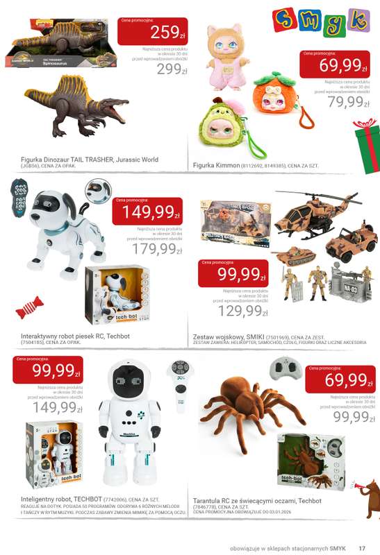 Smyk - gazetka promocyjna Katalog SMYK - Pomysły na prezent w supercenach od wtorku 02.12 do poniedziałku 15.12 - strona 17