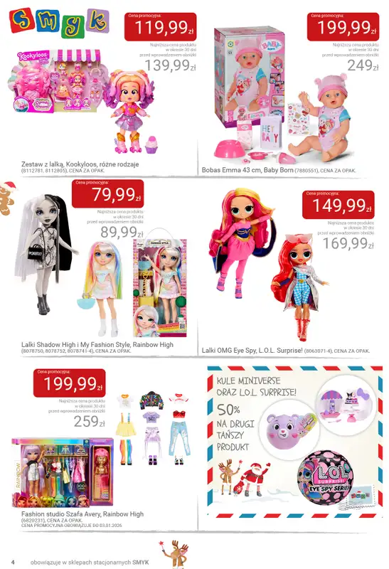 Smyk - gazetka promocyjna Katalog SMYK - Pomysły na prezent w supercenach od wtorku 02.12 do poniedziałku 15.12 - strona 4