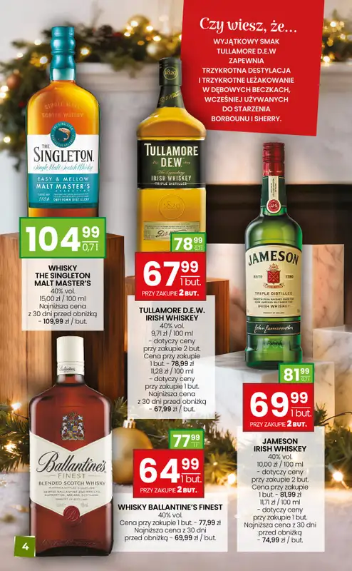 Twój Market - gazetka promocyjna Gazetka alkoholowa od wtorku 02.12 do wtorku 16.12 - strona 4