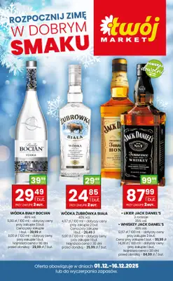 Twój Market - gazetka promocyjna Gazetka alkoholowa od wtorku 02.12 do wtorku 16.12