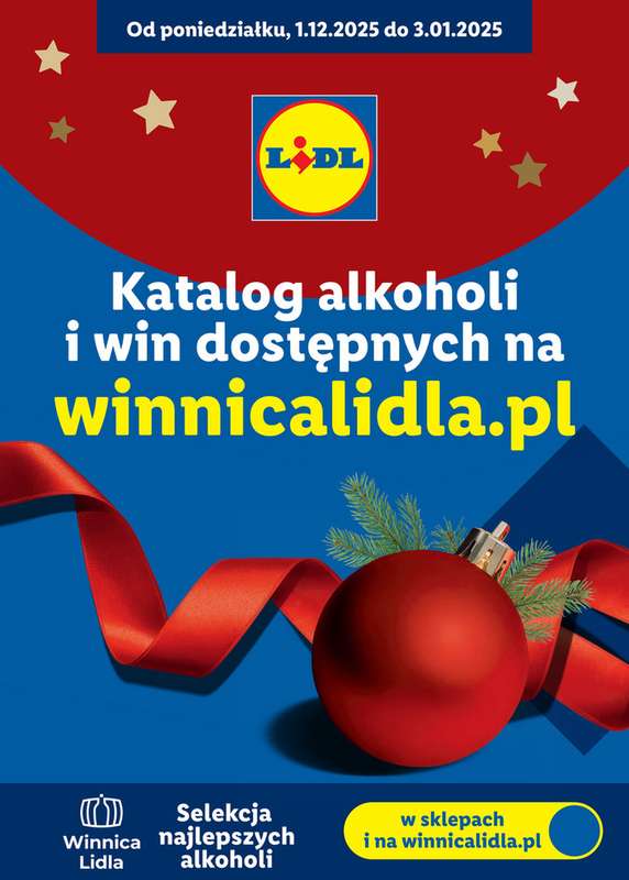 Lidl - gazetka promocyjna Katalog alkoholi i win  do soboty 03.01