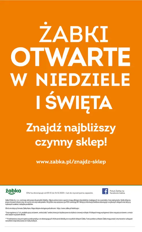 Żabka - gazetka promocyjna Gazetka Spożywcza od środy 03.12 do wtorku 16.12 - strona 24